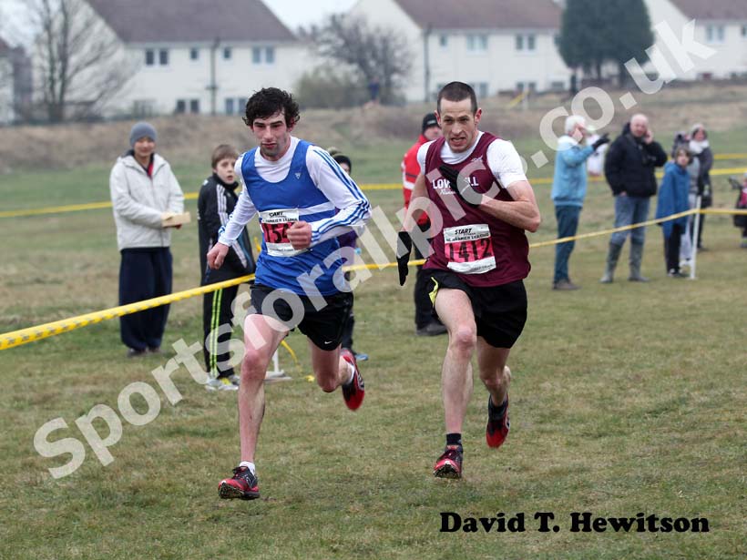 No 1543 and 1412, Senior Men North East Harrier League, Wrekerton, Gateshead.
